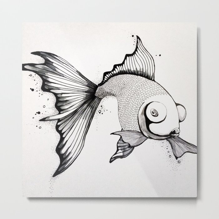 Goldfish Metal Print