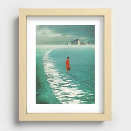Waiting For The Cities To Fade Out Recessed Framed Print