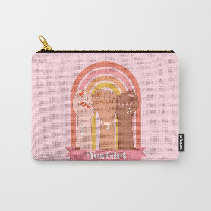 Yes Girl Carry-All Pouch