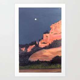 Hard Scrabble Canyon Road Art Print