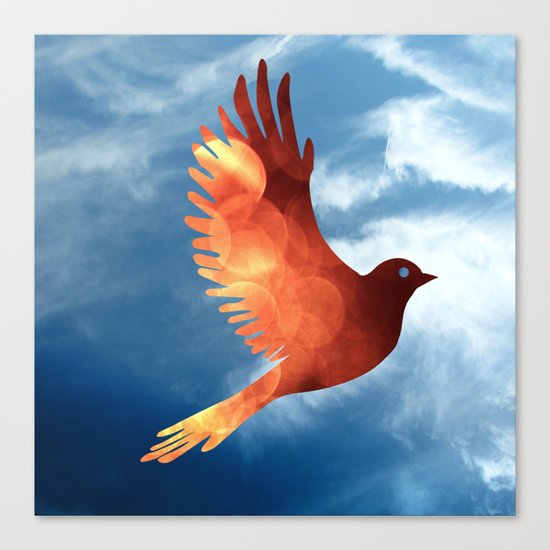 Firebird Canvas Print