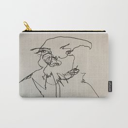 Blind Contour Subject Carry-All Pouch