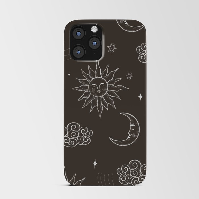 La luna y el sol iPhone Card Case