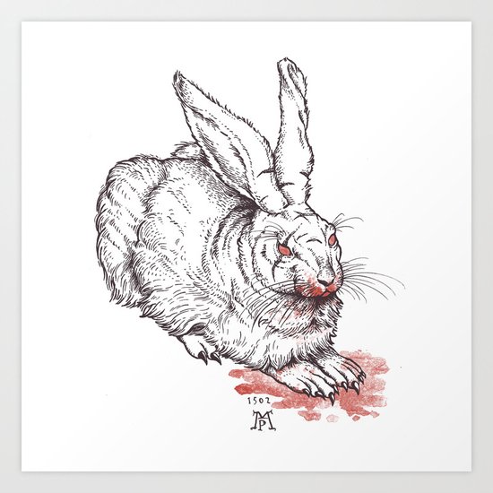 the beast of caerbannog Art Print