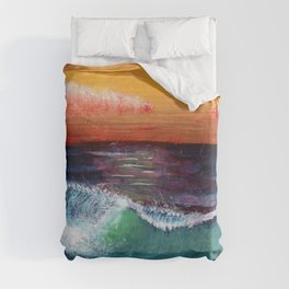 Waves of the Sea Duvet Cover