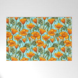 California poppies 4 Welcome Mat