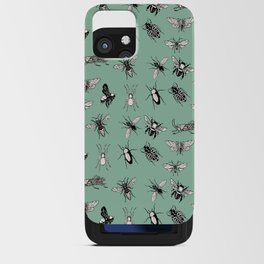Insects pattern iPhone Card Case