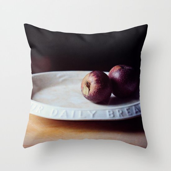 our daily bread Throw Pillow