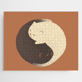 Hidden cat 9 autumn yin yang Jigsaw Puzzle