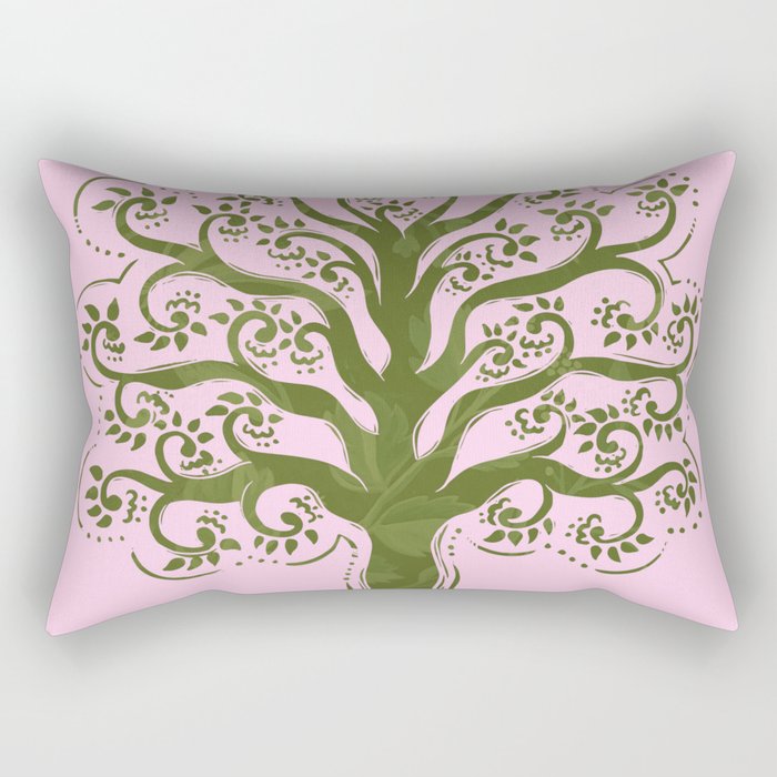 Wild Tree Rectangular Pillow