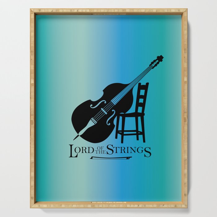 Double Bass Lord of the Strings Serving Tray