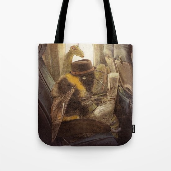 Flight of the Bumblebee Tote Bag