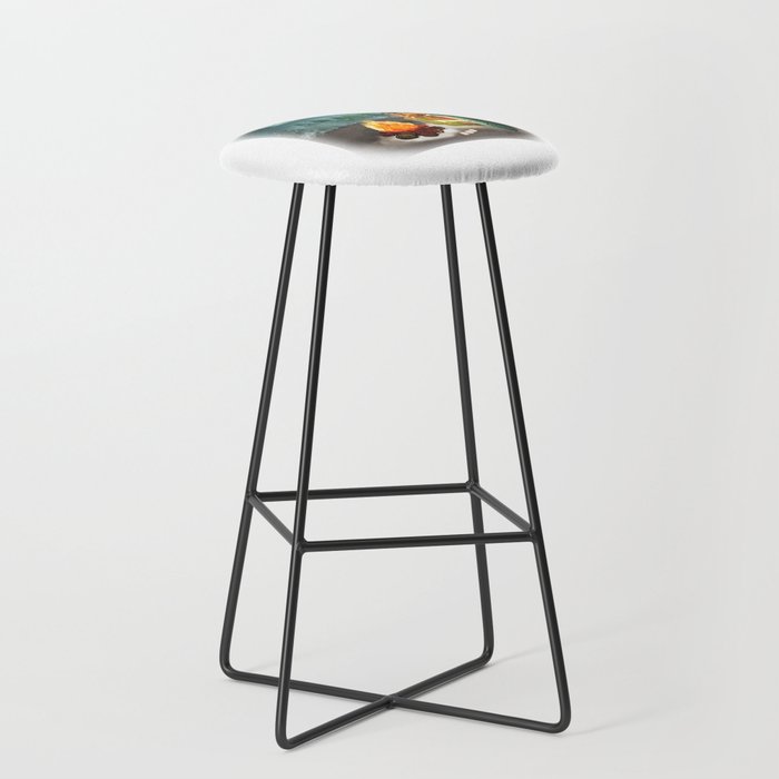 Camping Forest Night Adventure Bar Stool