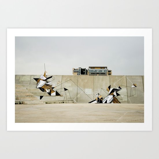 Diagonal Mar Art Print