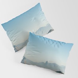 Brazil Photography - Rio De Janeiro Under The Blue Foggy Sky Pillow Sham