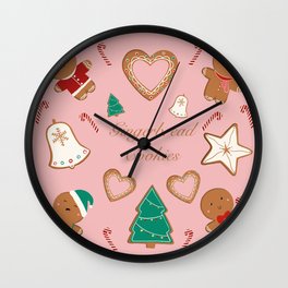 Gingerbread Cookies Wall Clock