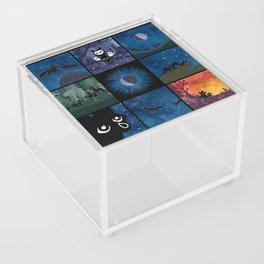 Scenes from "To the Moon and Back" Acrylic Box