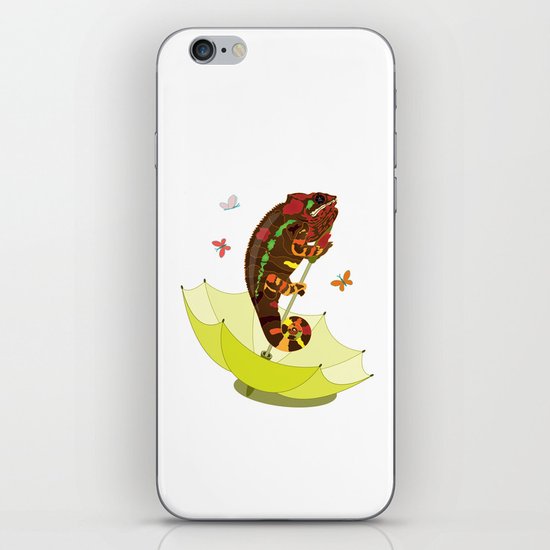 A Big Chameleon iPhone & iPod Skin