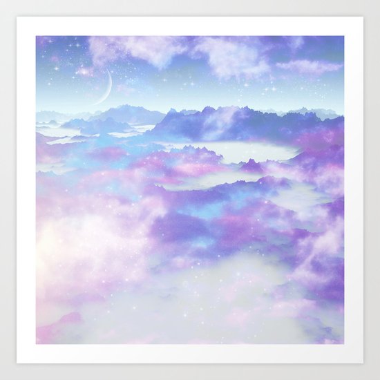 Dreaming landscape Art Print