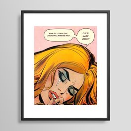 Cold Hard Cash Framed Art Print