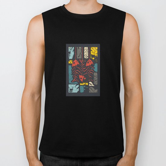 Fish Biker Tank