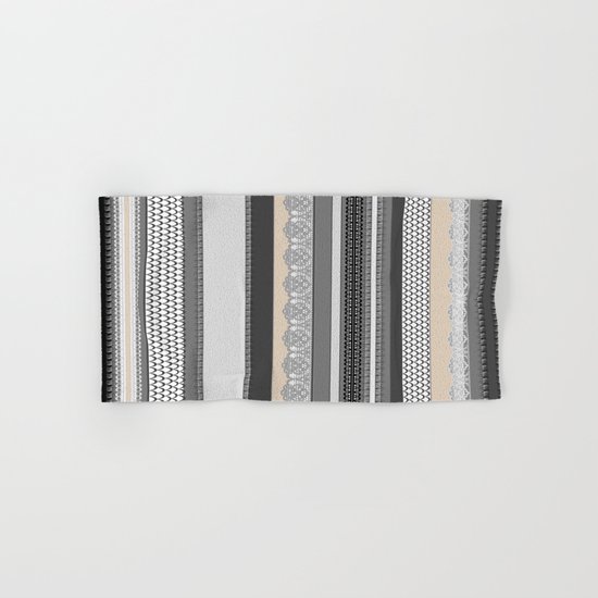 Beach House Stormy Grey Hand & Bath Towel