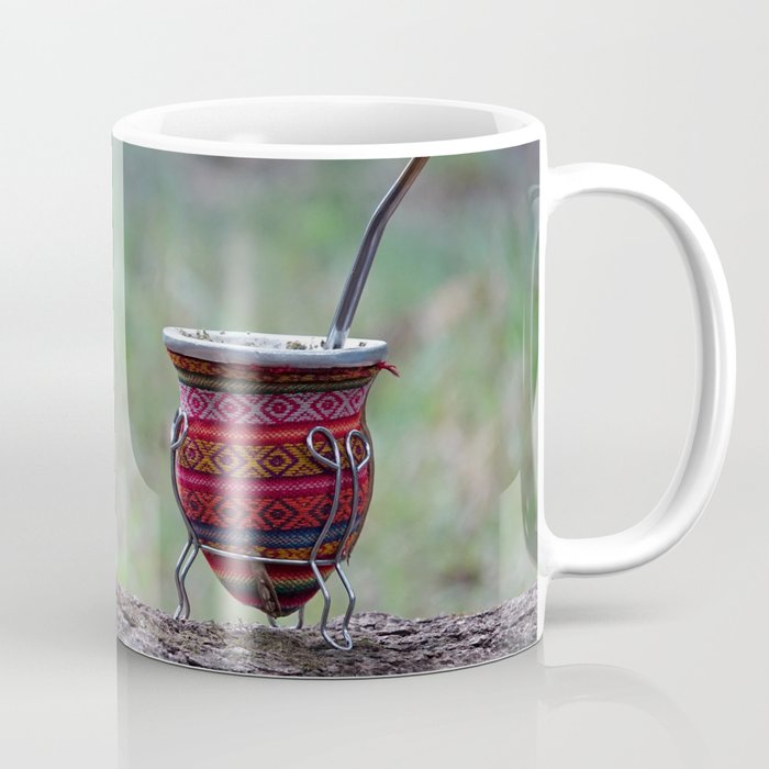 Mate, Argentina herbal infusion, South American Traditions Coffee Mug by  Carolina Reina