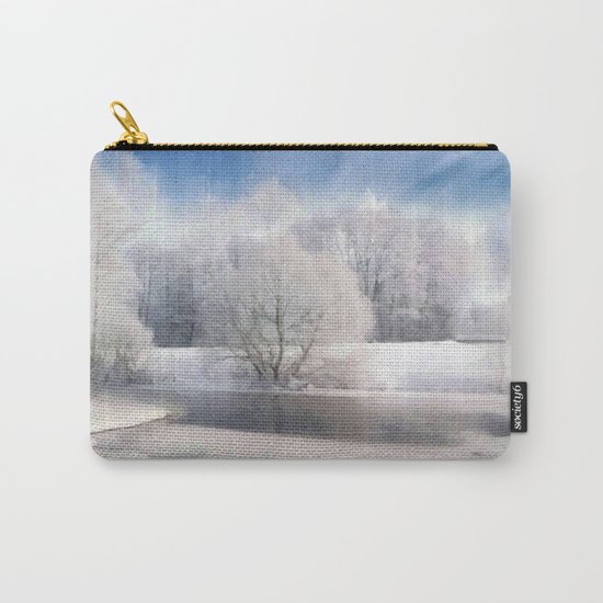 White silence Carry-All Pouch