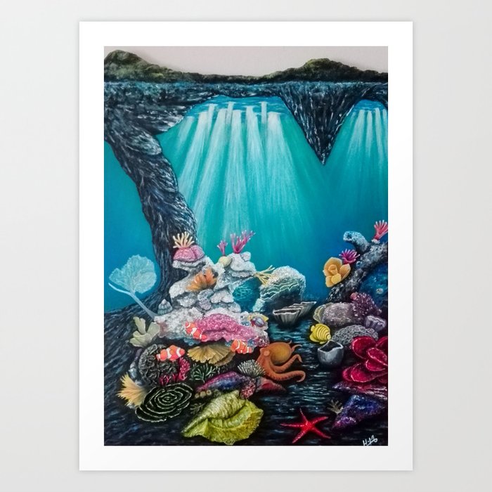 Treasures of the undersea world Art Print