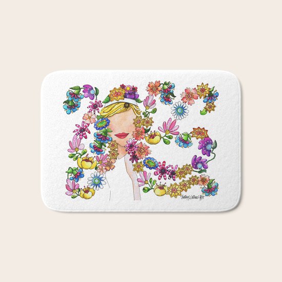 Flower Child Bath Mat