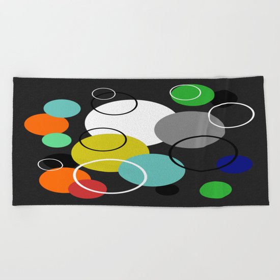 Bubbles Beach Towel