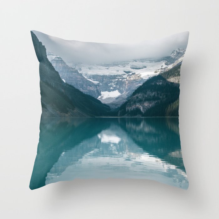Lake Louise Throw Pillow