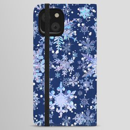Snowflakes #3 iPhone Wallet Case
