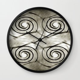 Shell Relaunch Patterned Wall Clock