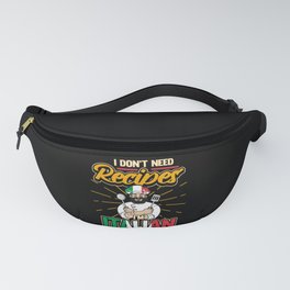 Funny Italian Chef Chef Saying Gift Fanny Pack