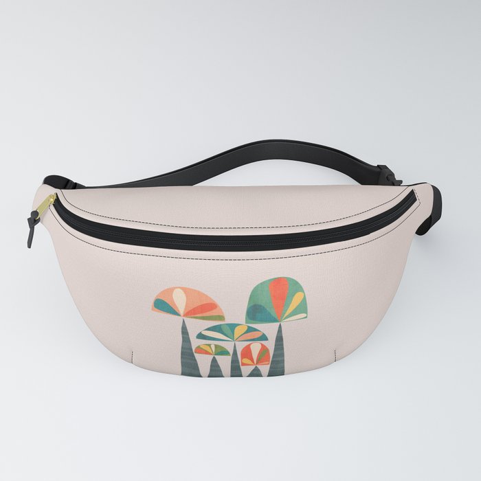 Quirky retro palm trees Fanny Pack