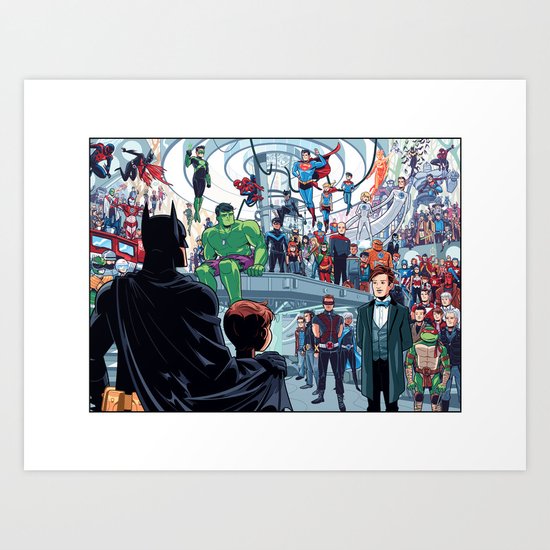 You'll Be Safe Here Art Print