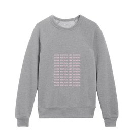 Good Things Are Coming, Good Things, Red and Pink Quote, Holiday Season Decor, Colorful Kids Crewneck