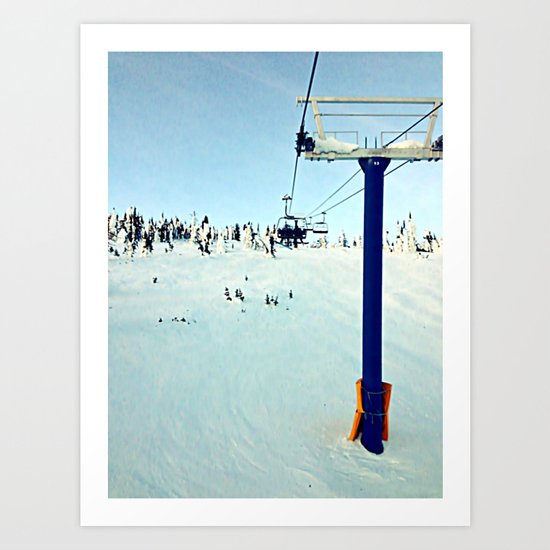 Chair Liftin' Art Print