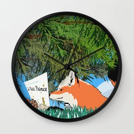 The fox and the Little Prince Wall Clock