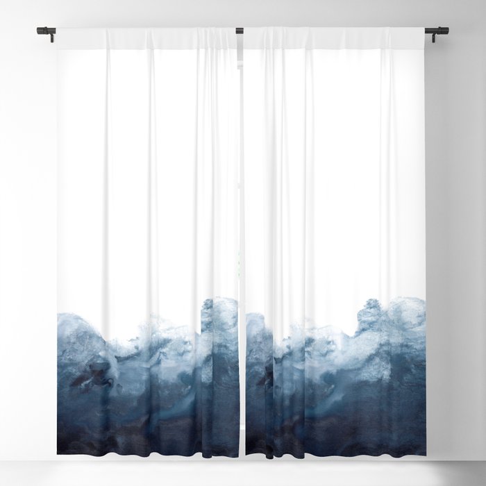 Indigo Depths No. 2 Blackout Curtain