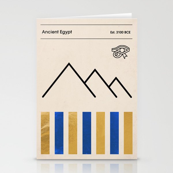 Ancient Egypt Stationery Cards