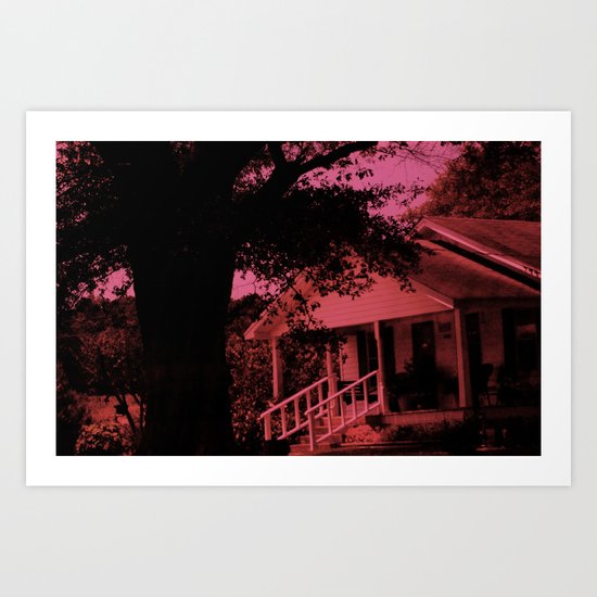 white house Art Print