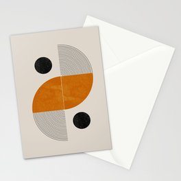 Abstract Geometric Shapes Stationery Cards
