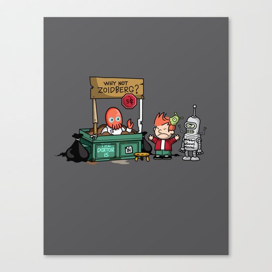 The Doctor is In.... Why not Zoidberg? Canvas Print