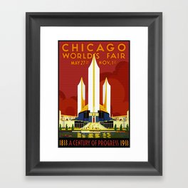 1933 Chicago World's Fair Framed Art Print