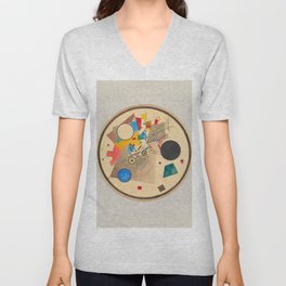Light Circle by Wassily Kandinsky V Neck T Shirt