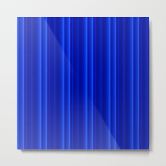 Sleek (Blue) Metal Print
