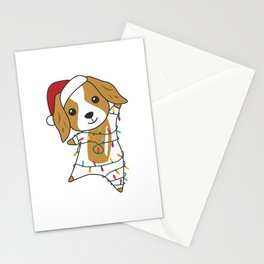 Cocker Spaniel Christmas Dog Winter Animals Dogs Stationery Card