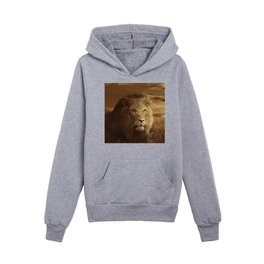 Lion Head Kids Pullover Hoodies